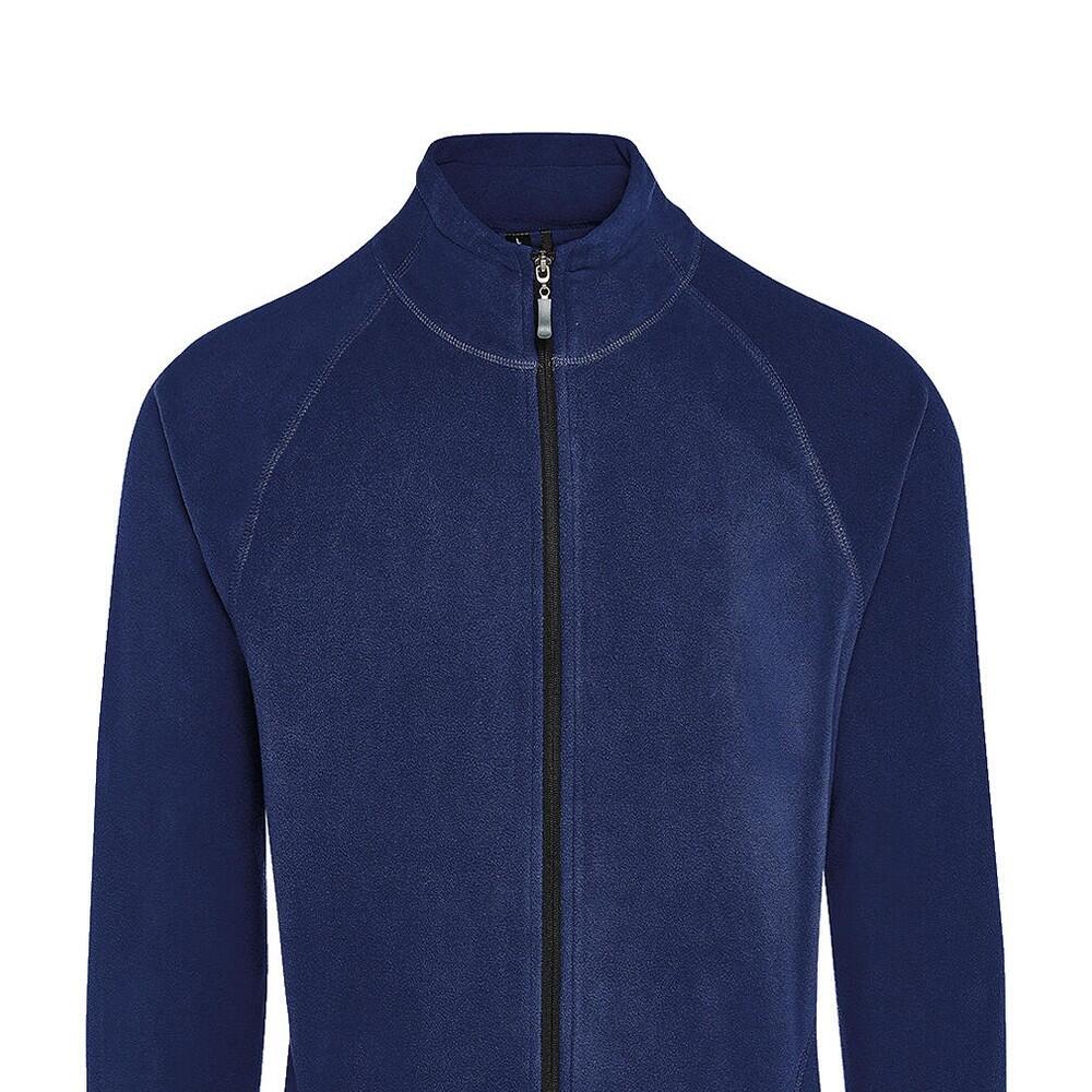 Casaco Microfleece sem etiqueta com fecho para homem (Azul Marinho) 2/2
