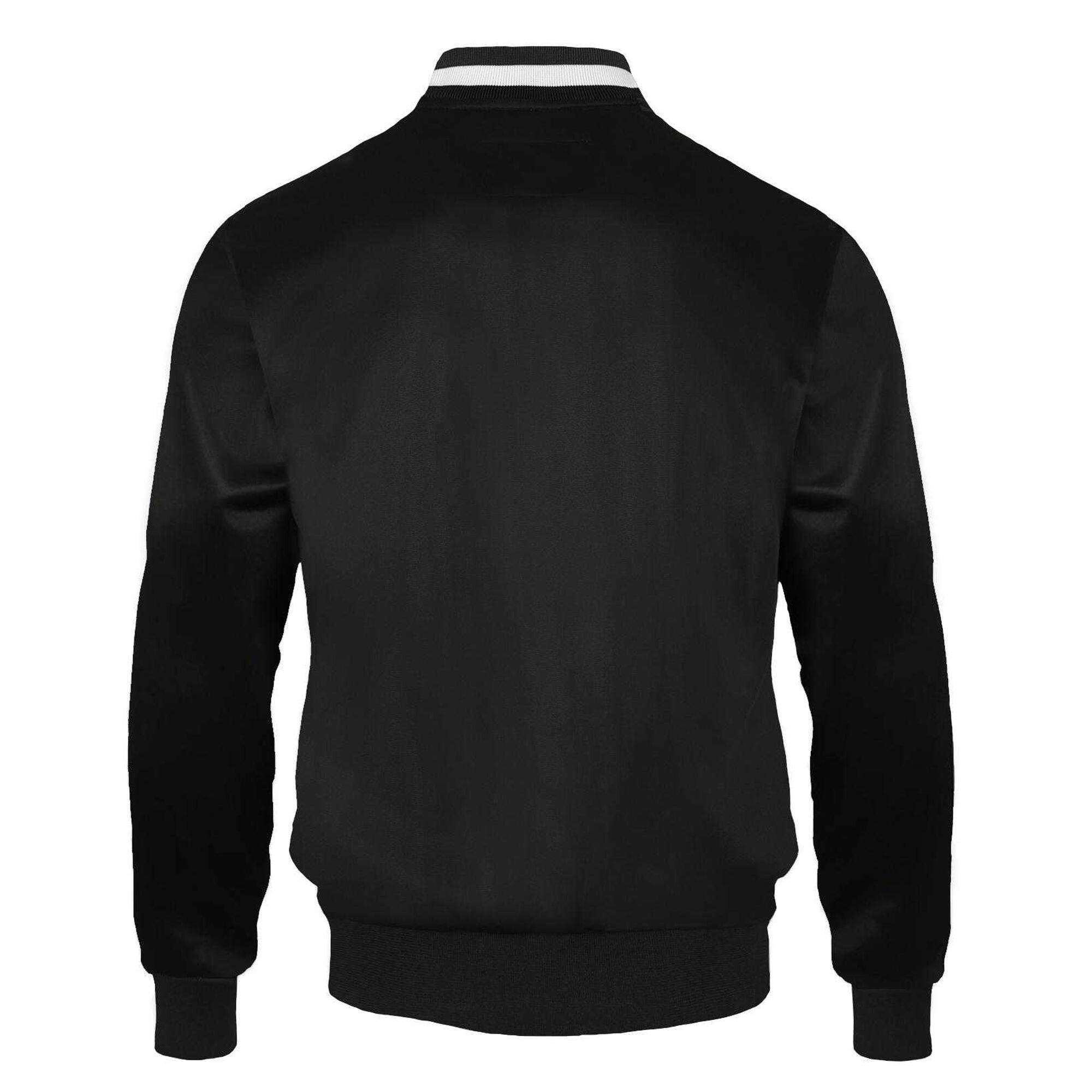 Blouson Aviateur Motif/style Rétro Homme (Noir) 2/3