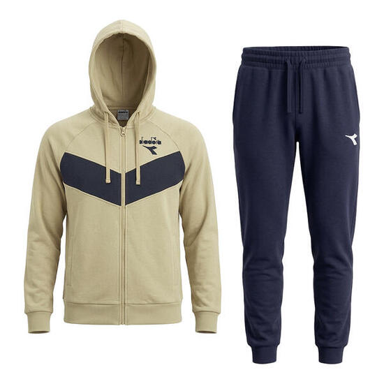 Tuta Uomo DIADORA Cotone French Terry Zip Cappuccio 102.182905