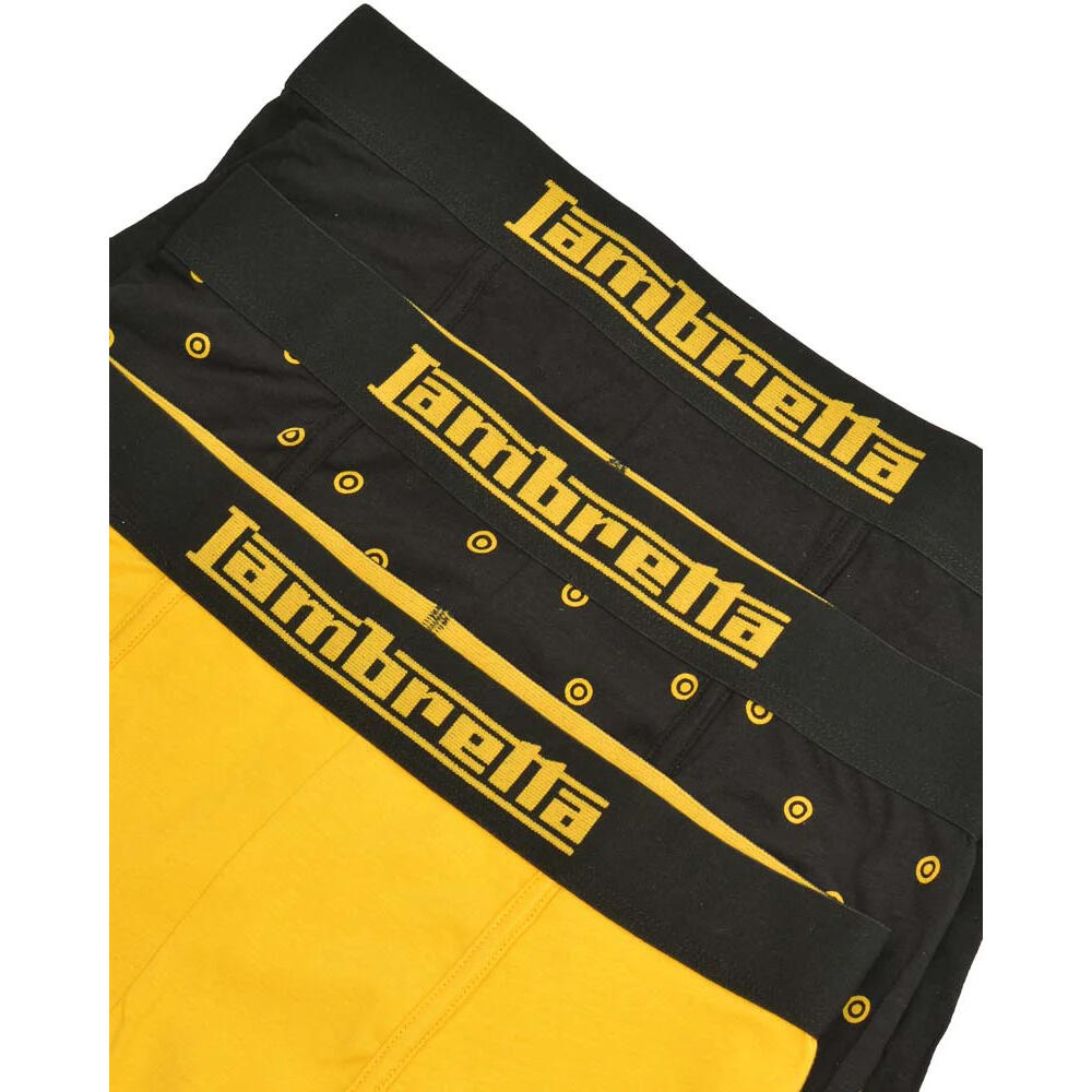 Boxershorts für (3erPack) Herren Schwarz/Gold 2/3