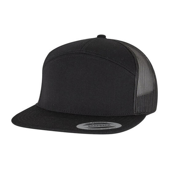 Yupoong" Trucker Cap Damen und Herren Schwarz