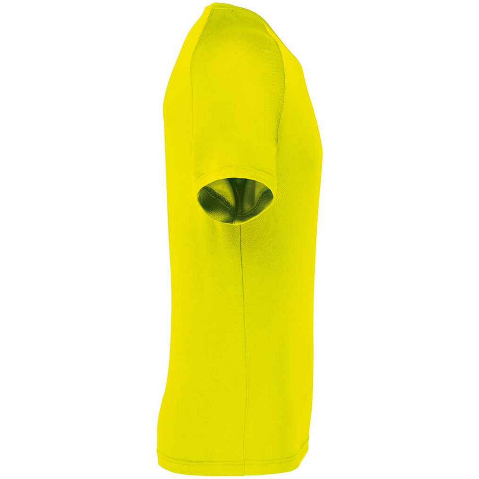 Tshirt PERFORMANCE Homme (Jaune Fluo) 3/3