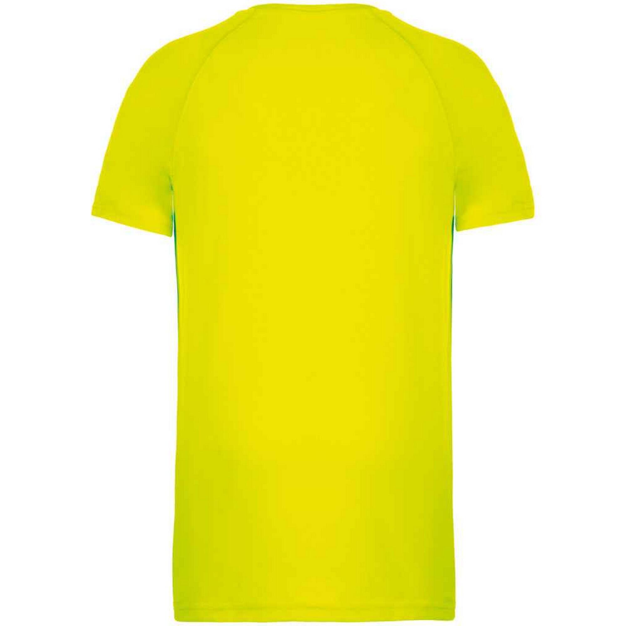 Tshirt PERFORMANCE Homme (Jaune Fluo) 2/3