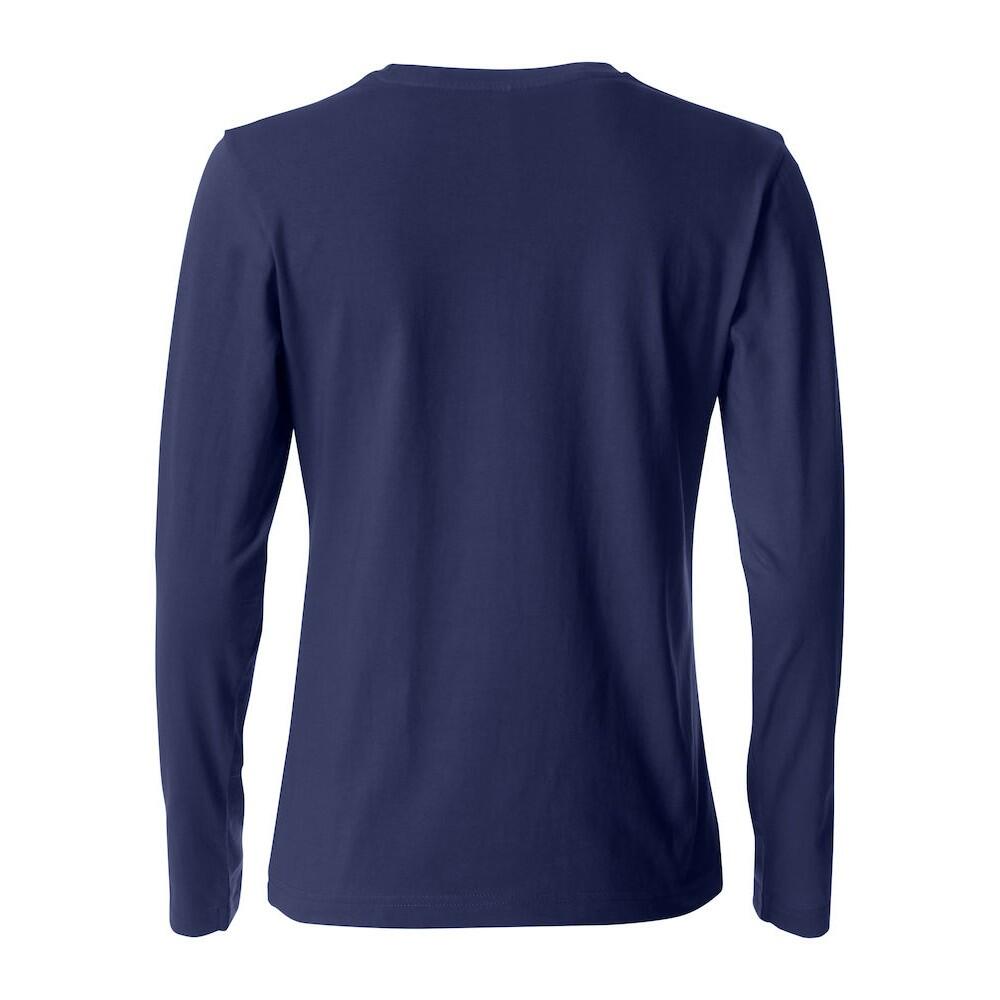 Tshirt BASIC Femme (Bleu Marine Foncé) 2/4
