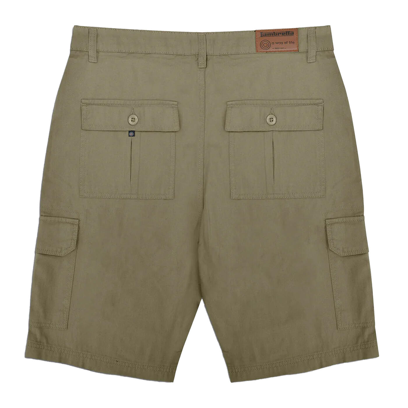 "SS25" CargoShorts für Herren Khakigrün 3/3