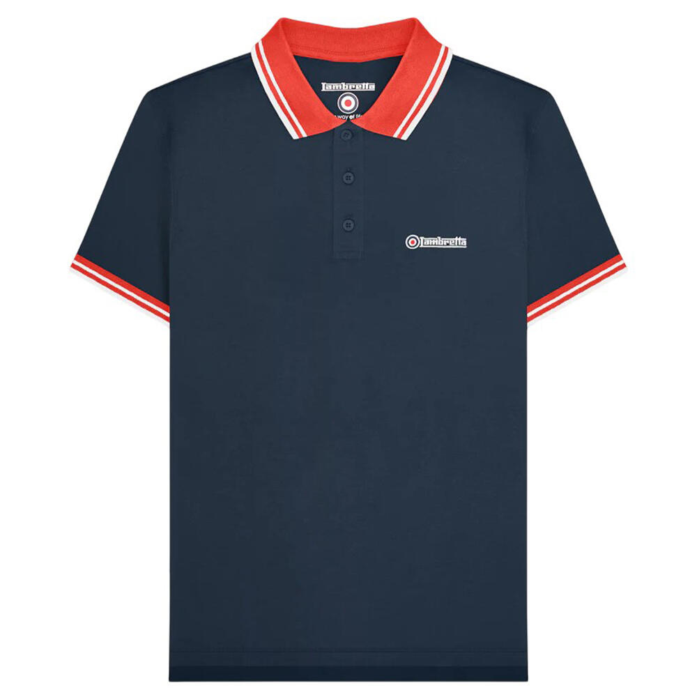 Poloshirt für Herren Marine/Rot 2/6