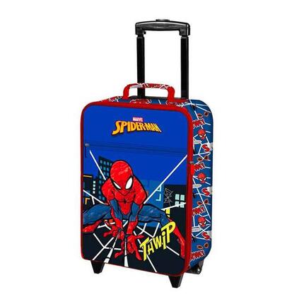 Valise semi-rigide à roulettes Spiderman