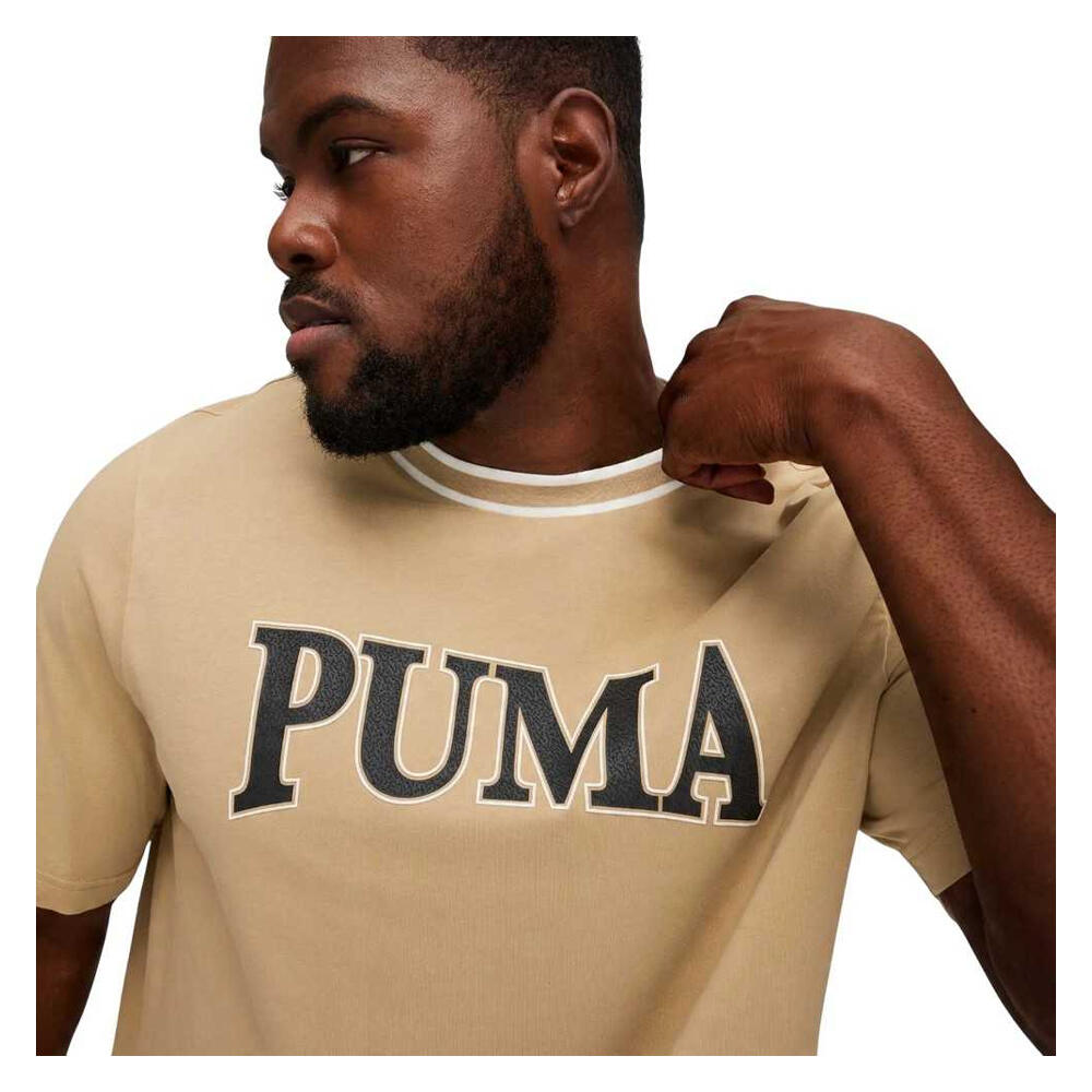 Maglietta Uomo Puma Squad Beige Crema 4/4