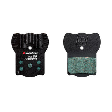 Jeu de plaquette de frein avec ailettes acier Swissstop Disc 30 Exoth2 Mag/Ca