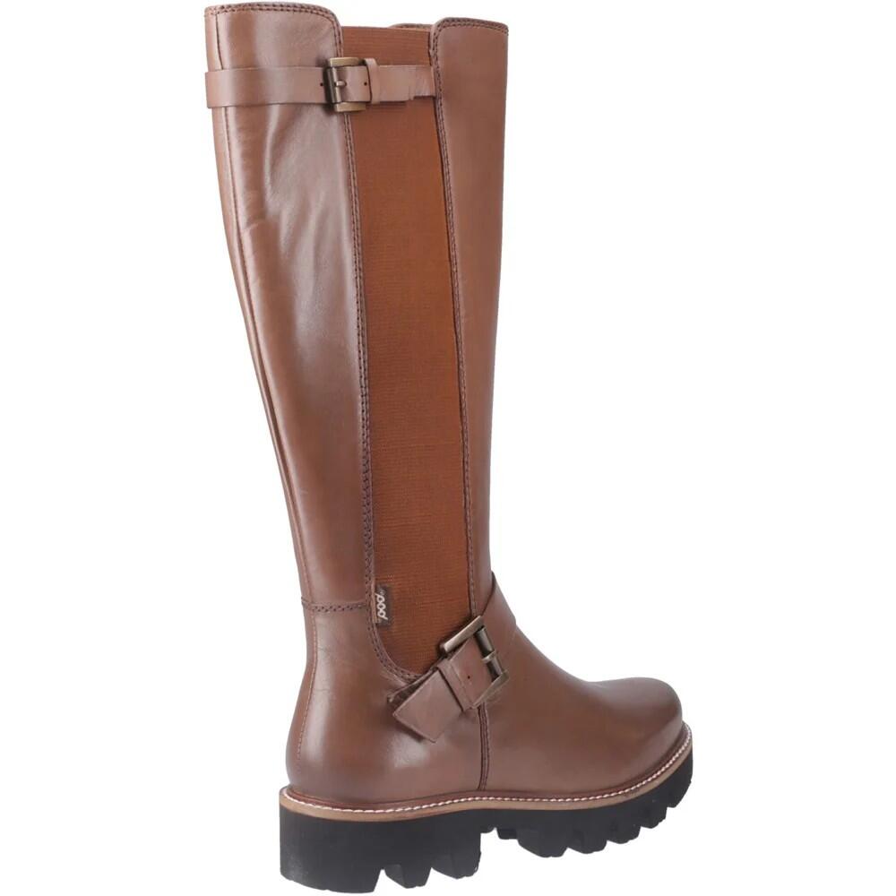 Stiefel "Aleena", Leder Damen Hellbraun 2/5
