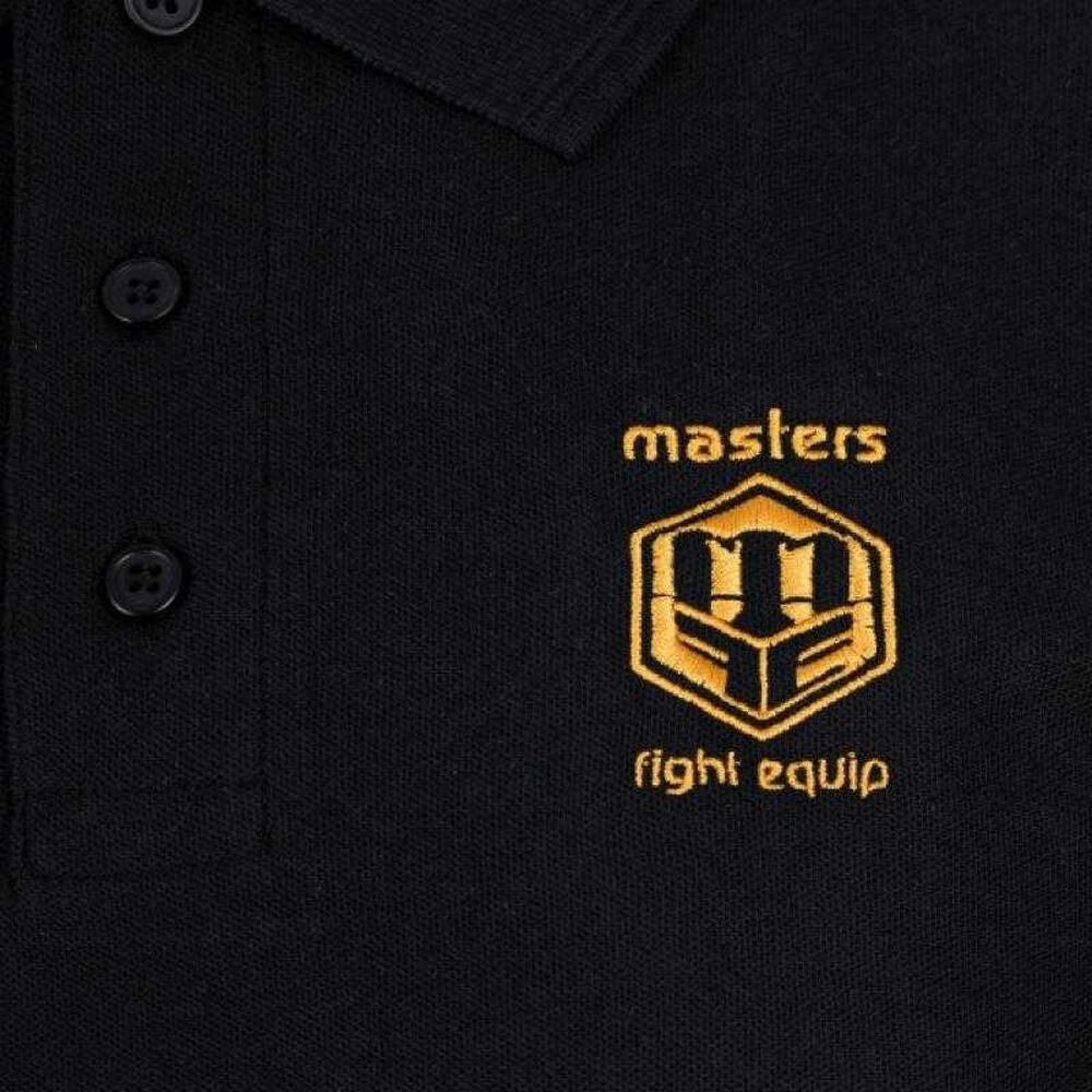 Heren Basis Polo Shirt (Zwart) 3/3