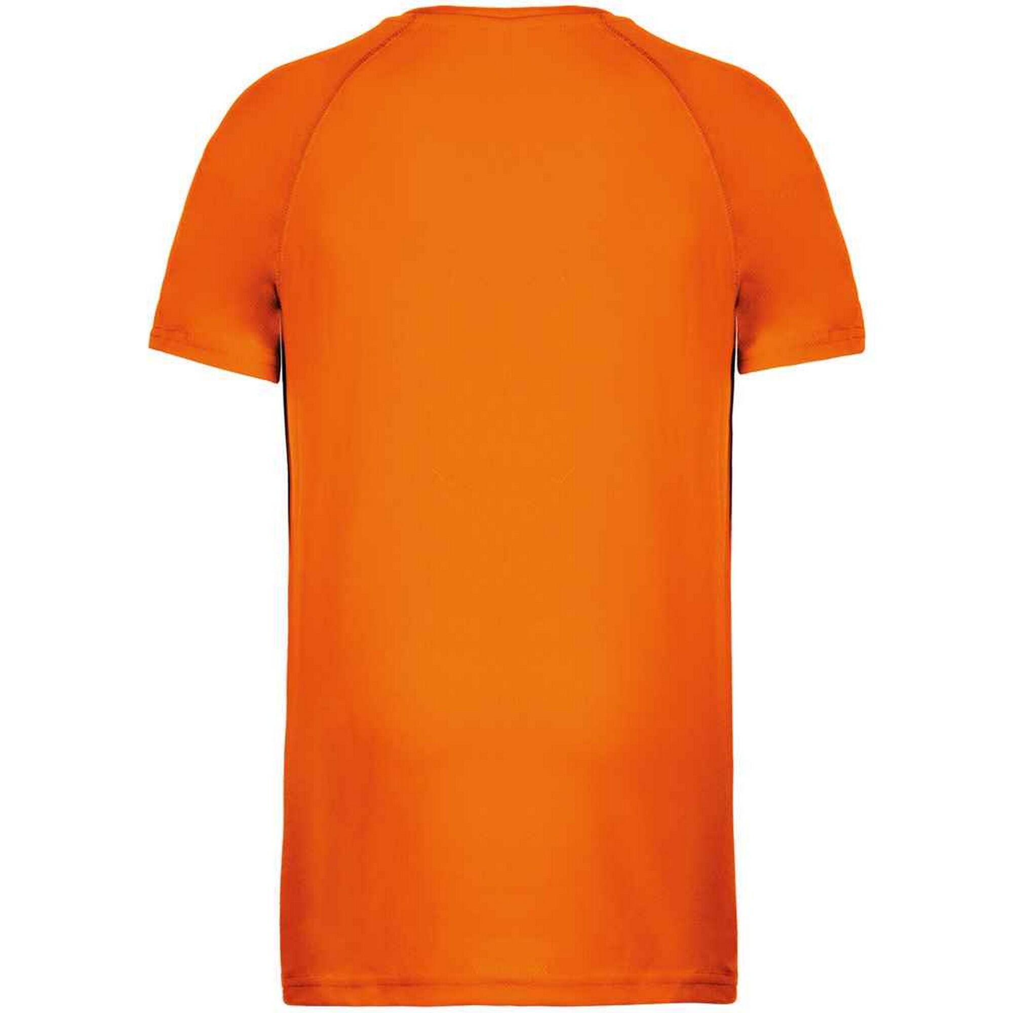 Tshirt PERFORMANCE Homme (Orange Fluo) 2/3