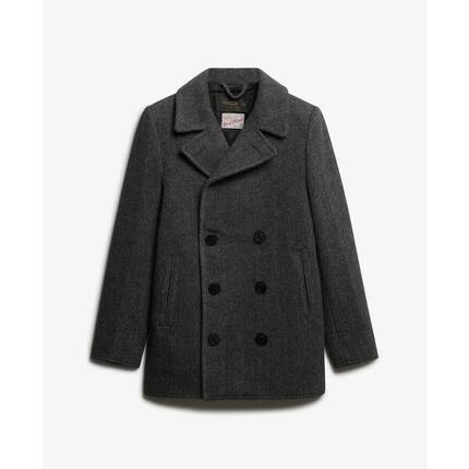 Manteau en laine mélangée Superdry Caban