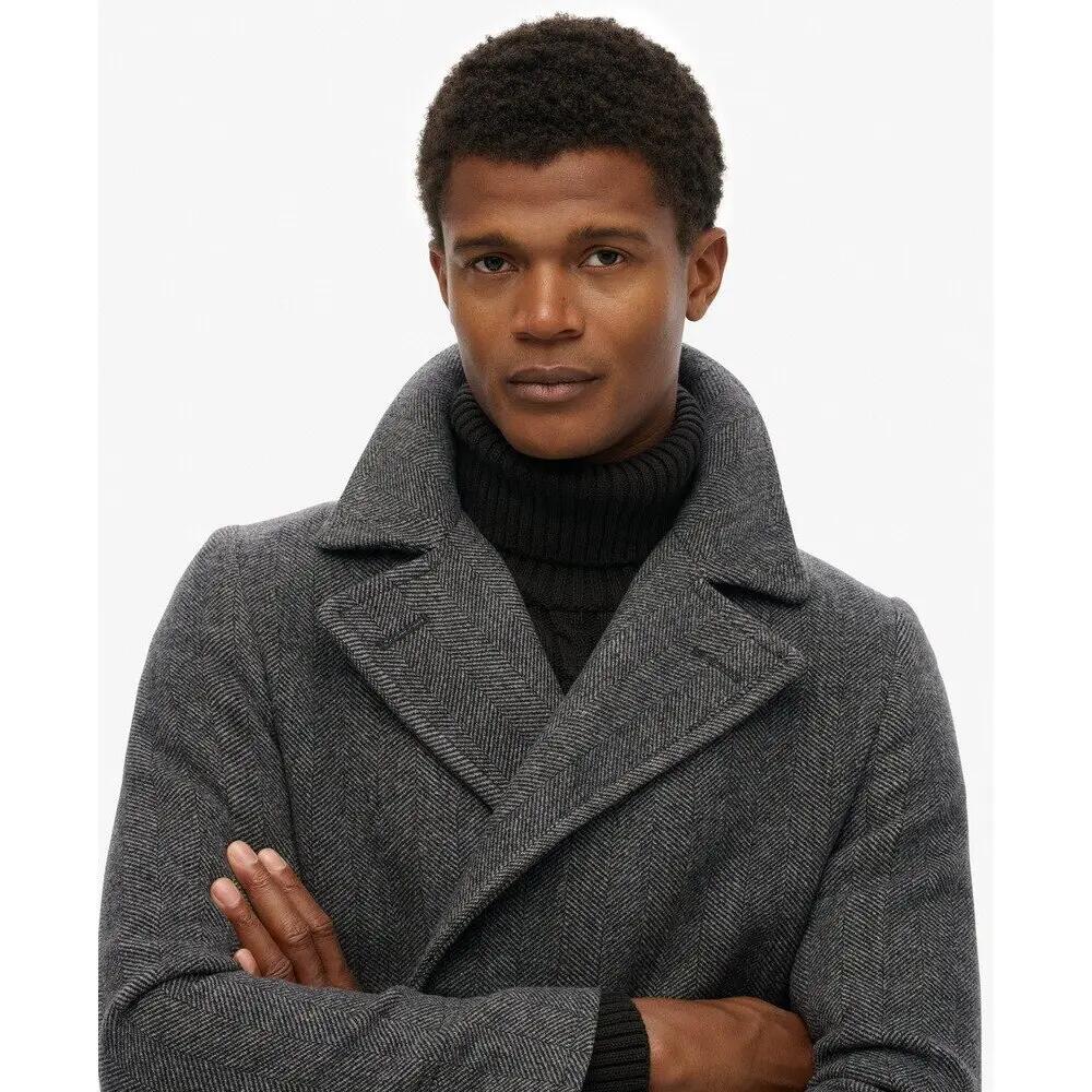 Manteau en laine mélangée Superdry Caban 7/7