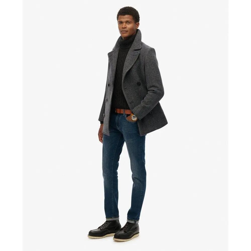 Manteau en laine mélangée Superdry Caban 4/7