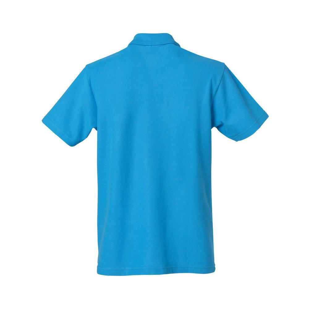 "Basic" Poloshirt für Herren Türkis 2/4