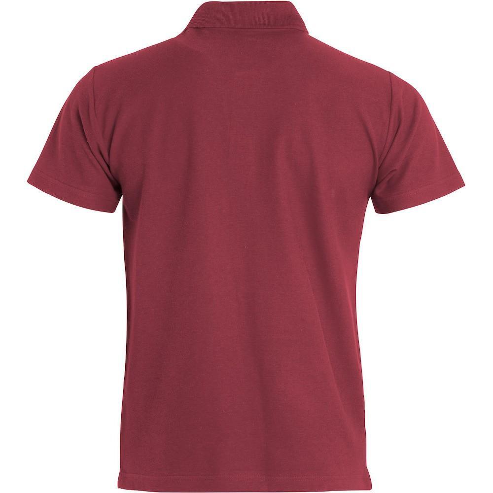 Mens Basic Polo Shirt (Burgundy) 2/4