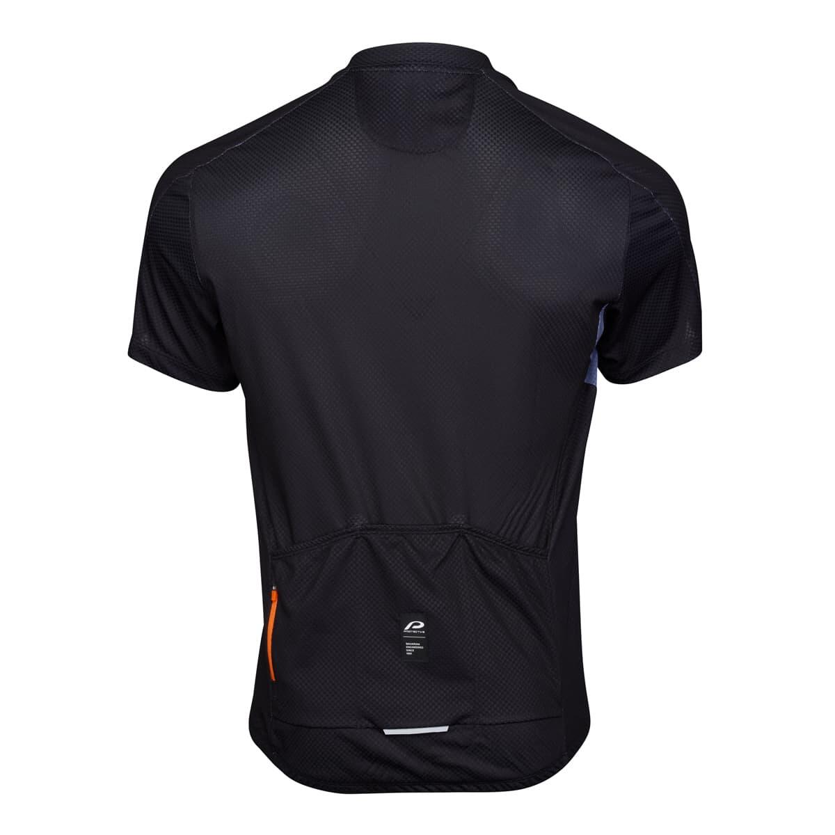 Maglia da uomo con mezza zip P-Highwayman nera 3/7