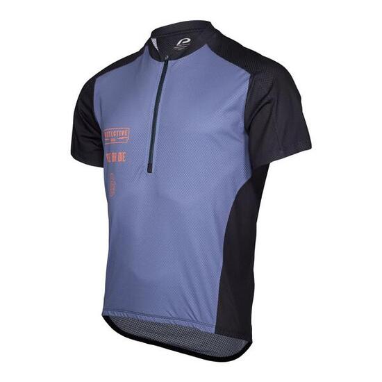 Maillot homme à demi-zip P-Highwayman noir