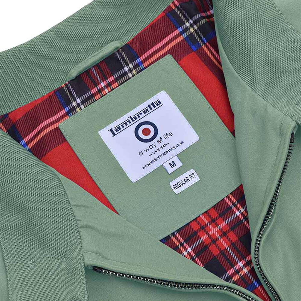 Harringtonjacke für Herren Grün 3/3