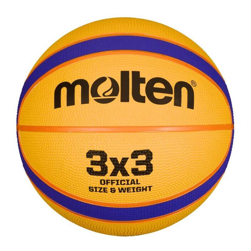 Pachet 10 Mingi baschet 3x3 Molten B33T2000 + sac Molten BN10+pompa Molten DHP21