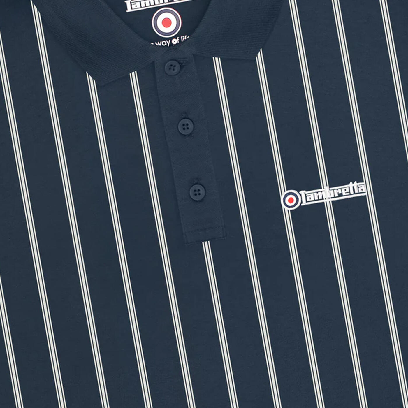 Polo Homme (Bleu Marine / Blanc) 3/3