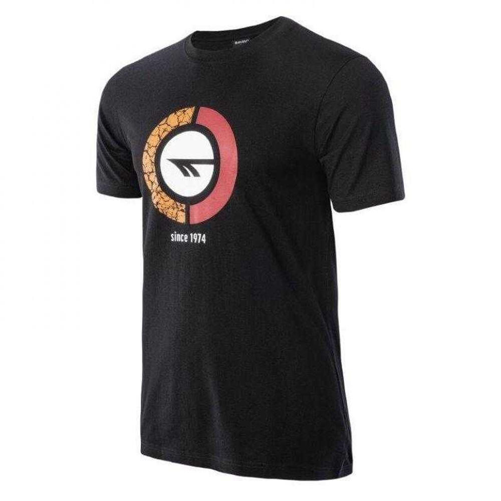 Maglietta Logo Cotone Uomo Hi-Tec Rakan Nero 3/3
