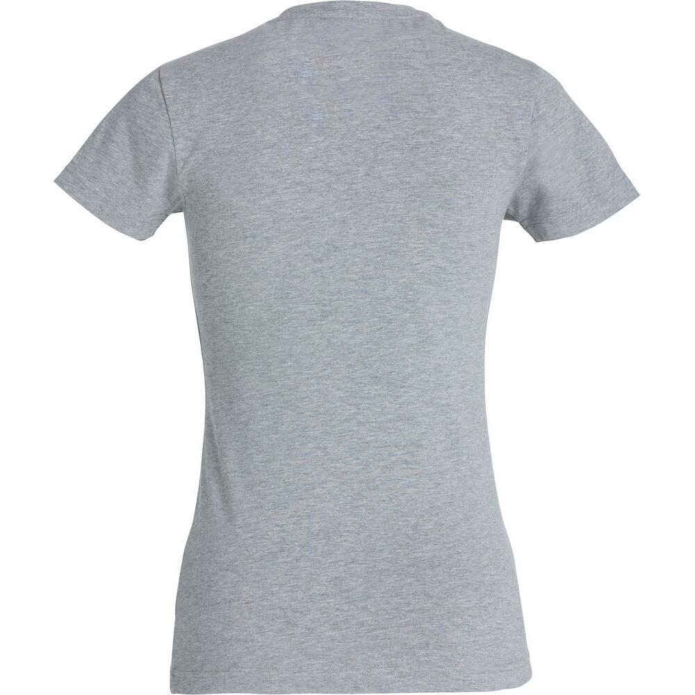 "Premium" Poloshirt für Damen Grau meliert 2/4