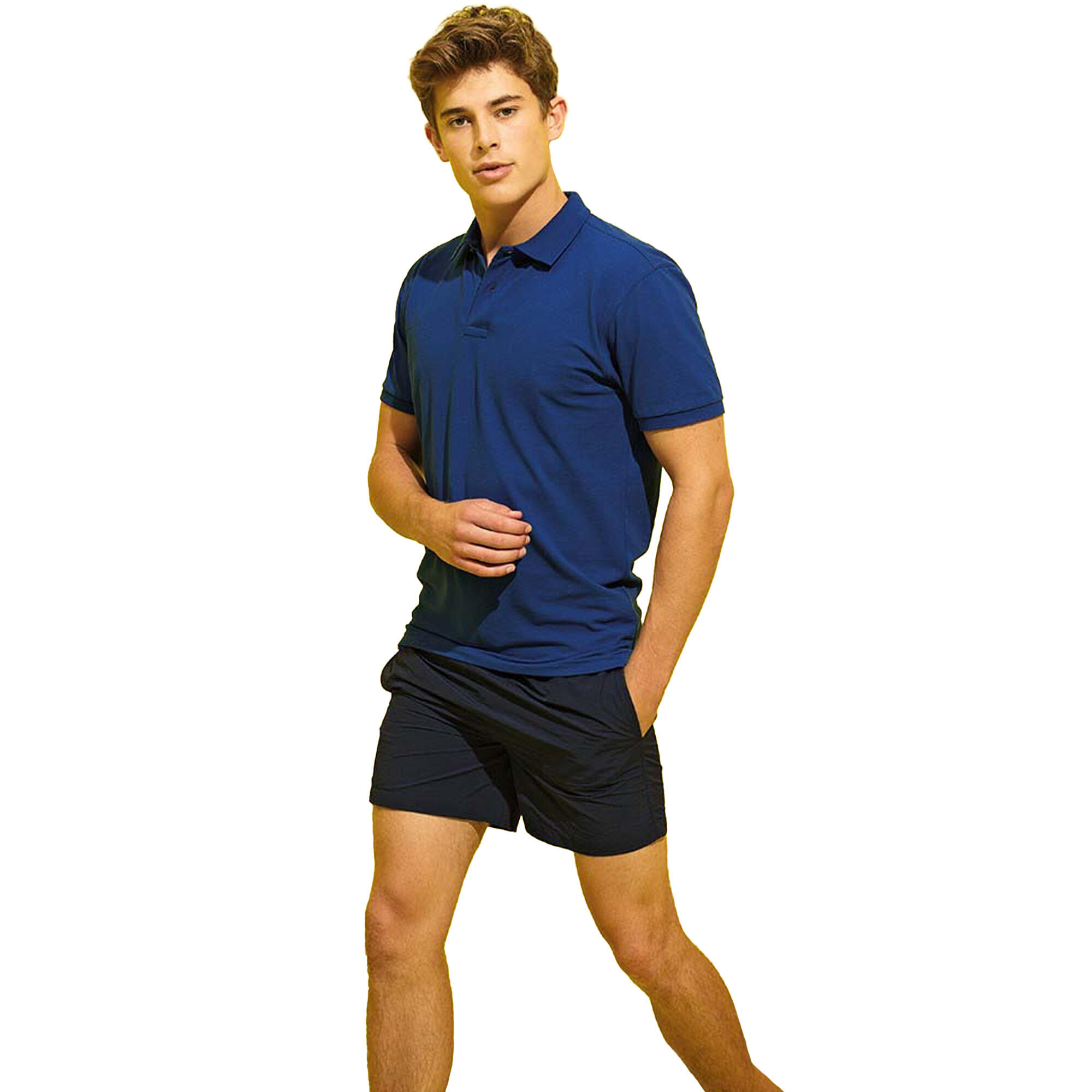 Asquith&Fox Poloshirt Herren Königsblau 3/3