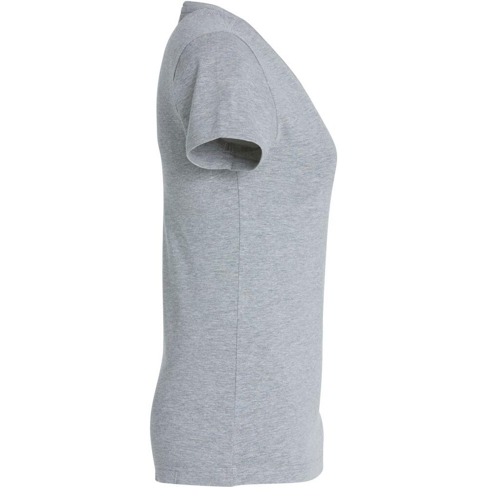 "Premium" Poloshirt für Damen Grau meliert 4/4