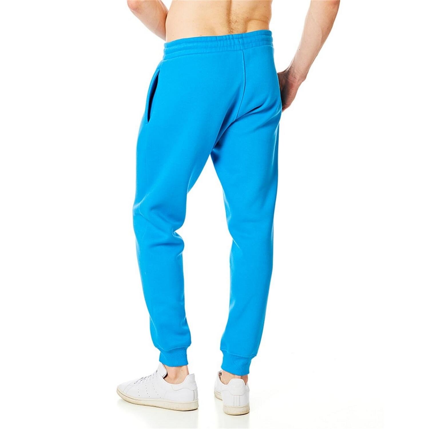 Mens Jogging Bottoms (Blue Aster) 3/4