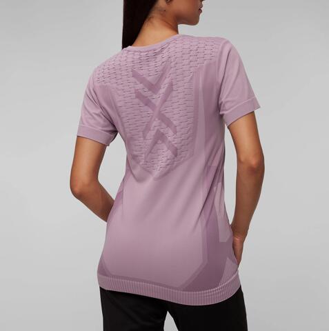 Koszulka multisportowa z krótkim rękawem damska X-Bionic X-Ential Lavender 3/4