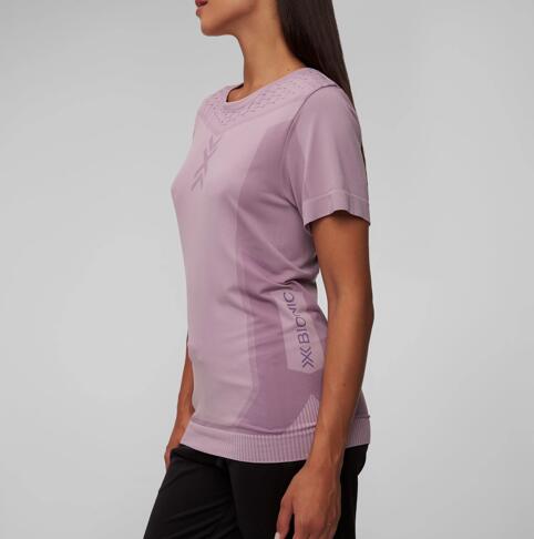 Koszulka multisportowa z krótkim rękawem damska X-Bionic X-Ential Lavender