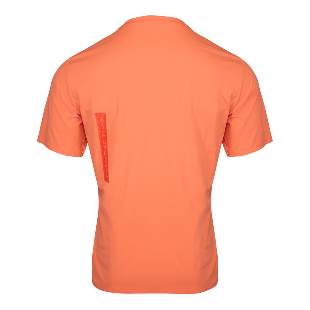 Classic Series - Chemise Manches Courtes Blanc Orange Dégradé