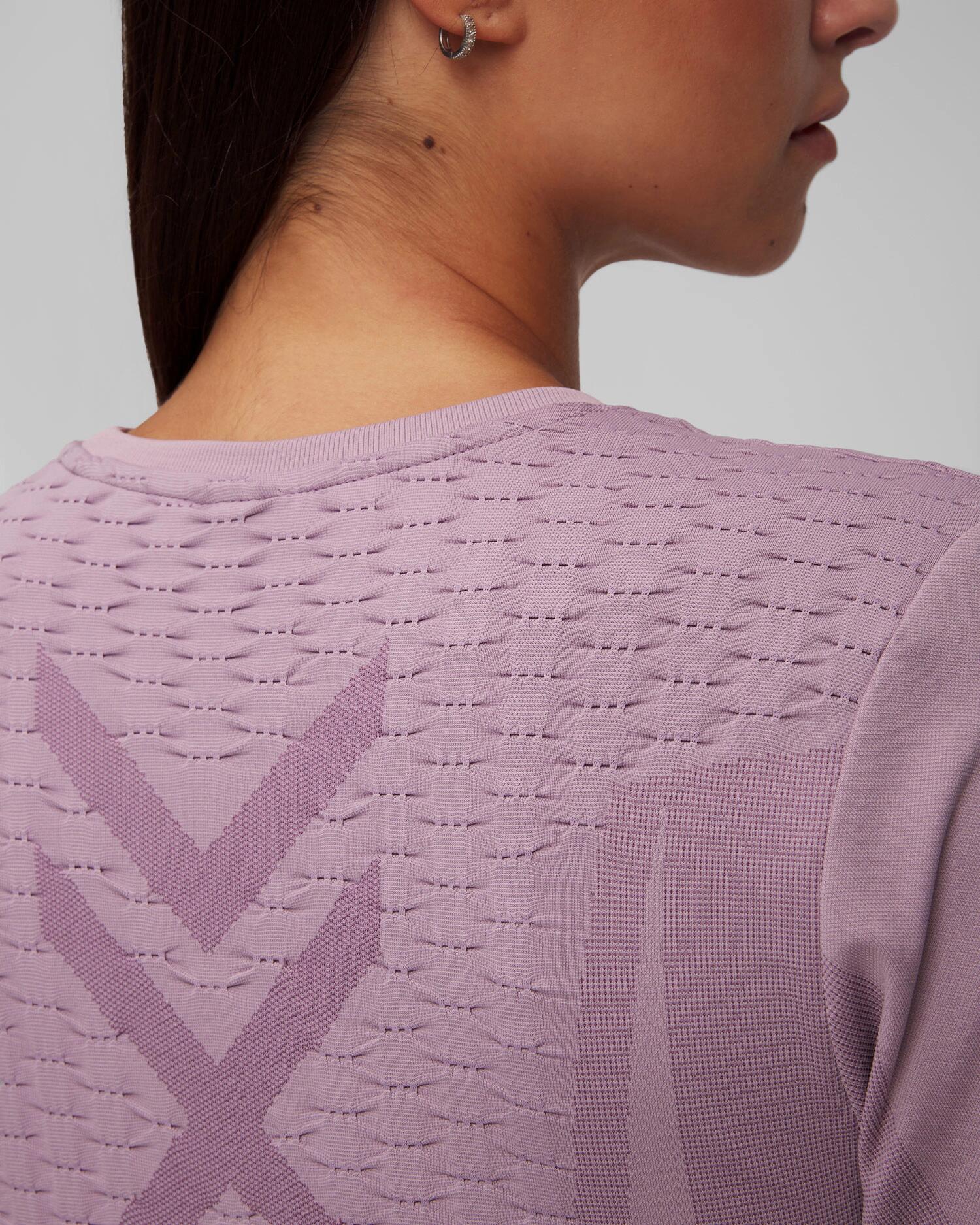 Koszulka multisportowa z krótkim rękawem damska X-Bionic X-Ential Lavender 4/4