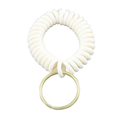 Spirale Portachiavi Fox 40 Bianco