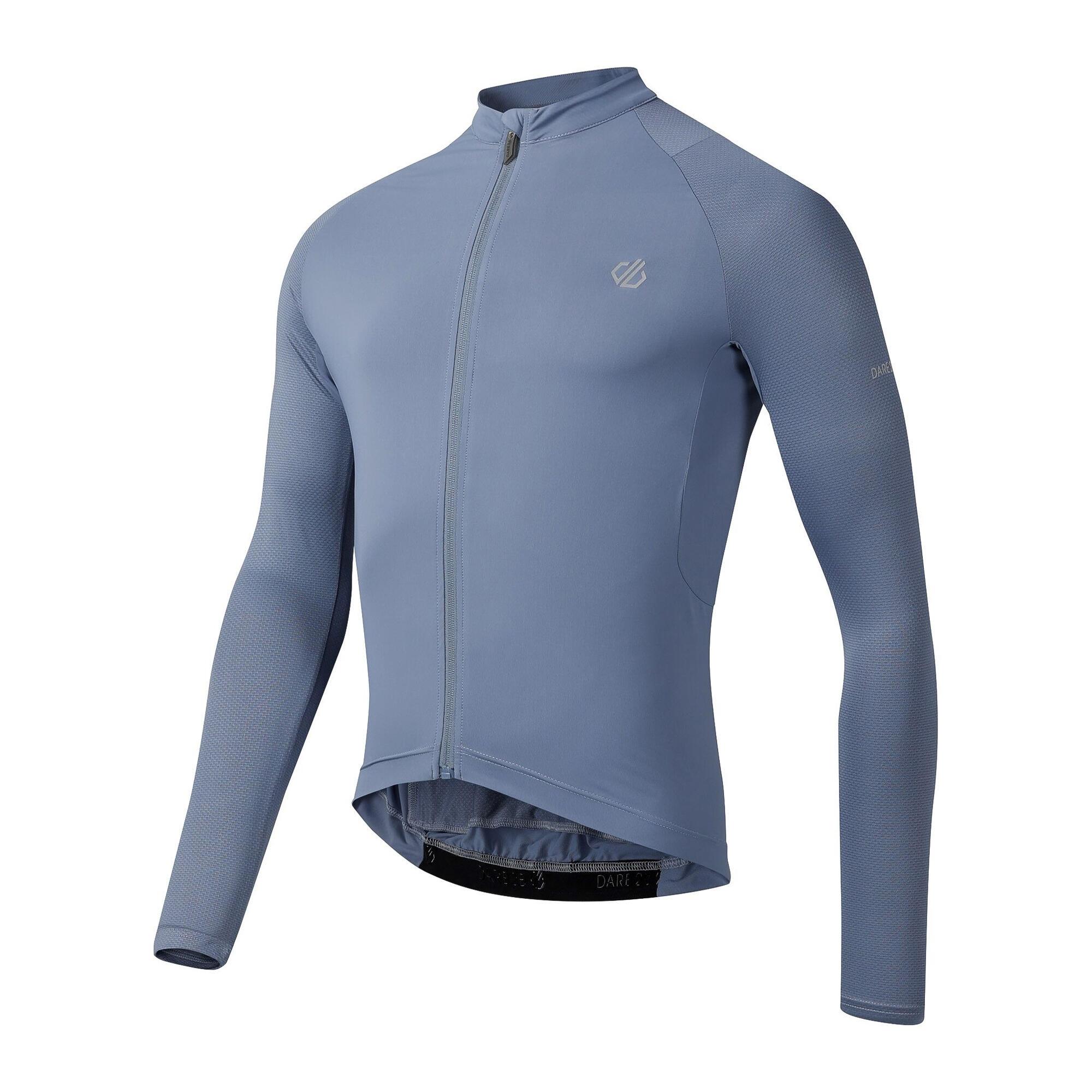 Heren Lightning fietstrui met lange mouwen (Kwik) 3/5