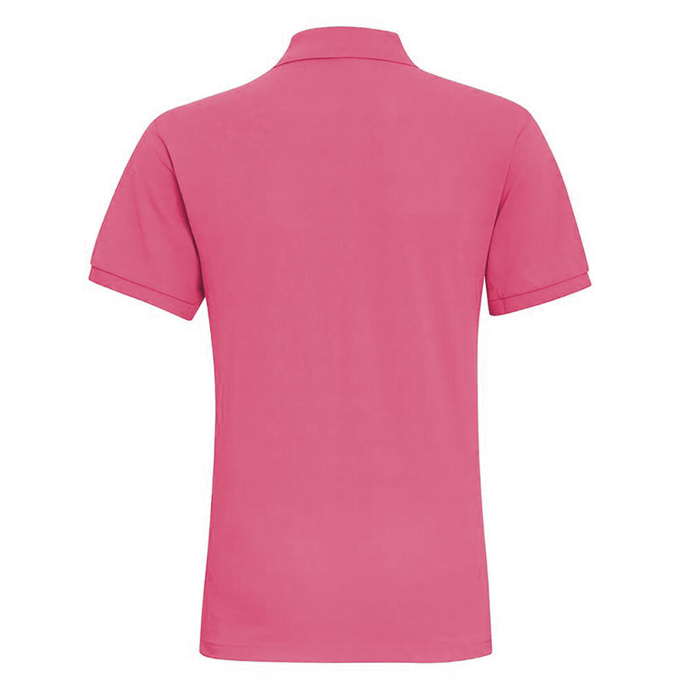 Polo Uni Manches Courtes Homme (Rose Clair) 2/4