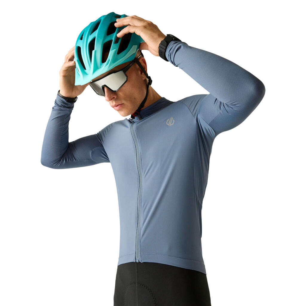 Mens Lightning LongSleeved Cycling Jersey (Mercury)