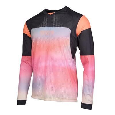 Herenshirt met lange mouwen p-neon moon - bike&active - antraciet