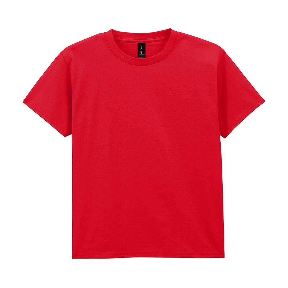 Maglietta Semplice Bambini Gildan Rosso 2/3