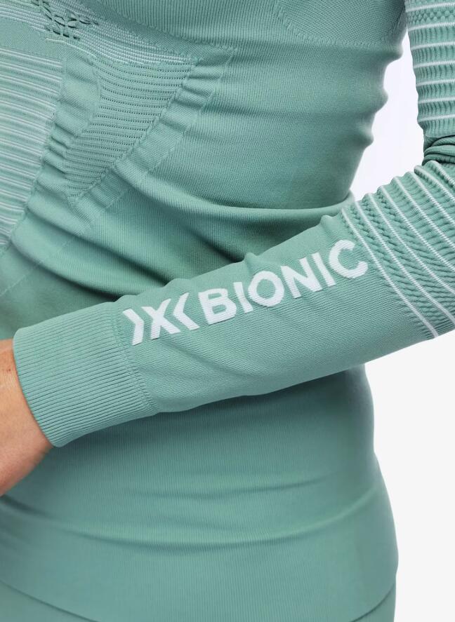 Koszulka termoaktywna damska X-Bionic ENERGIZER 4.0 Green 4/4