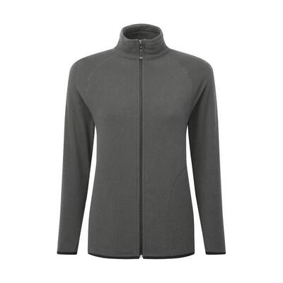 Microfleece tagless fleecejack met rits voor dames (marine)