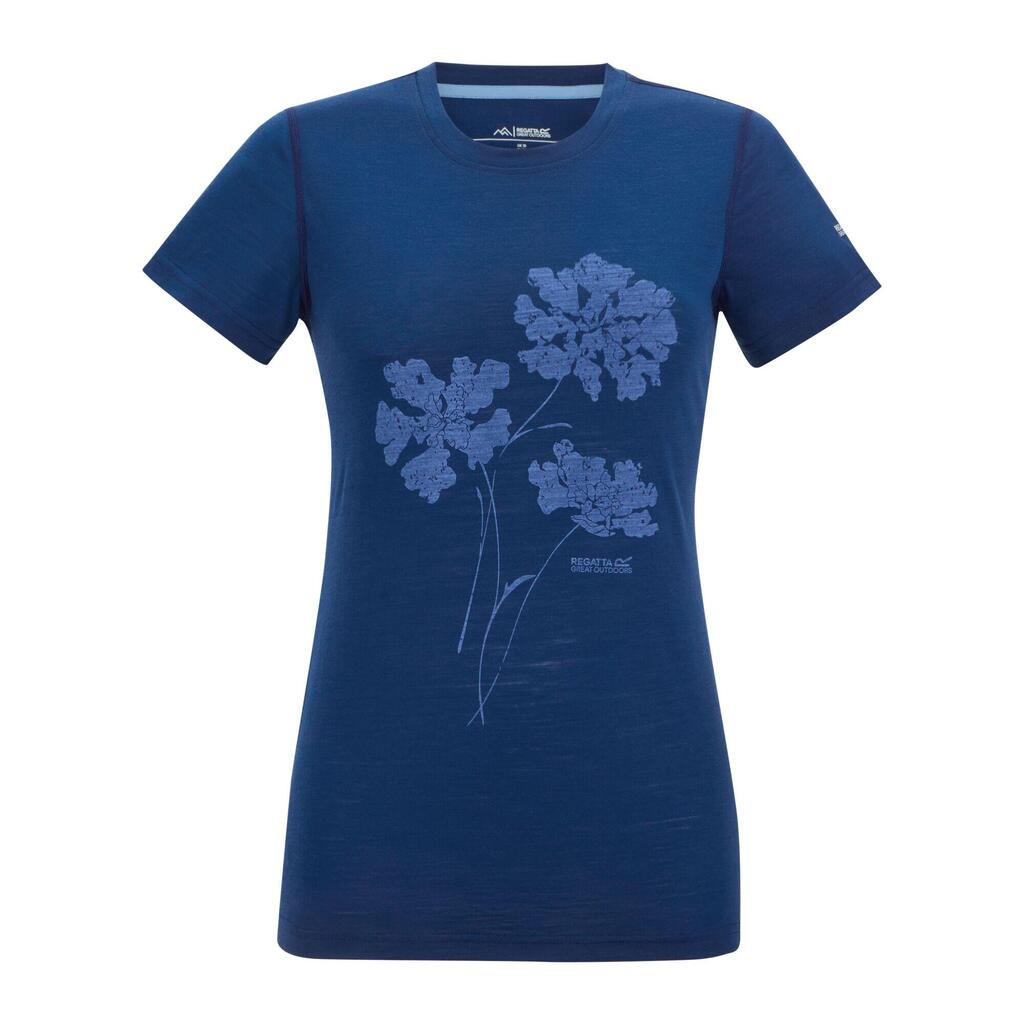 Womens/Ladies Escade Floral Pattern TShirt (Aviator Blue)