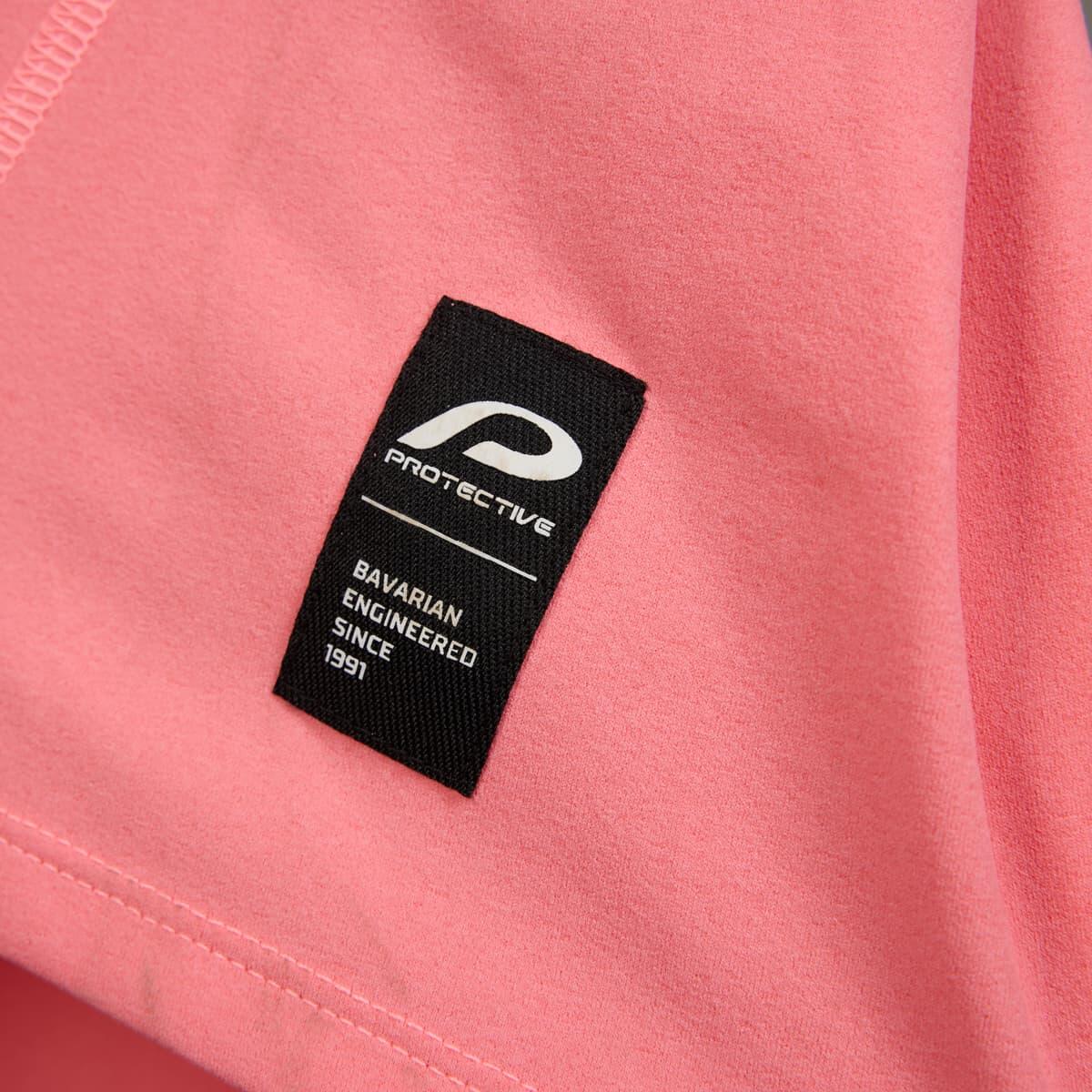Sweat à capuche zippé demi-hauteur pour femme P-Hollow Sky W rose chiné 7/7
