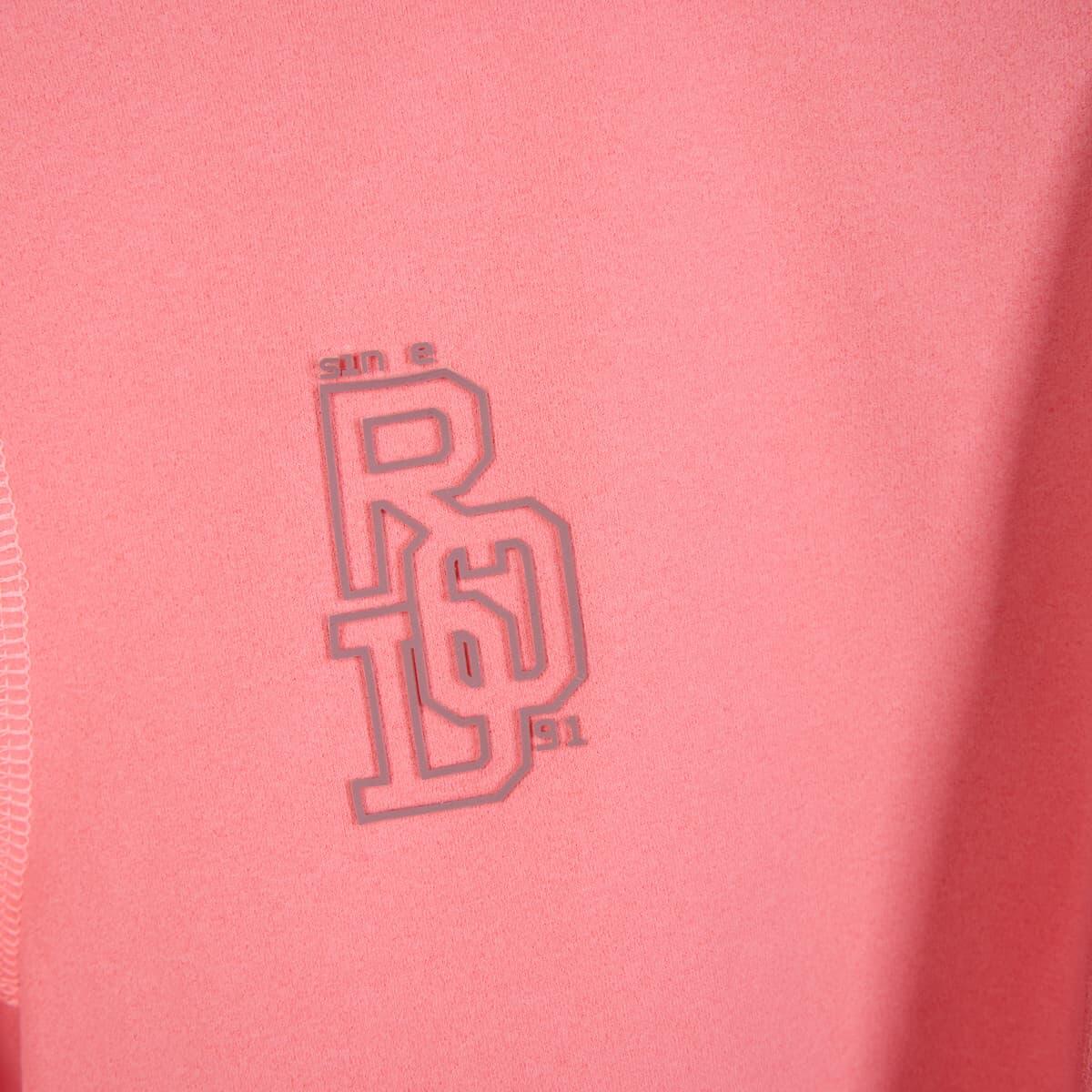 Sweat à capuche zippé demi-hauteur pour femme P-Hollow Sky W rose chiné 6/7