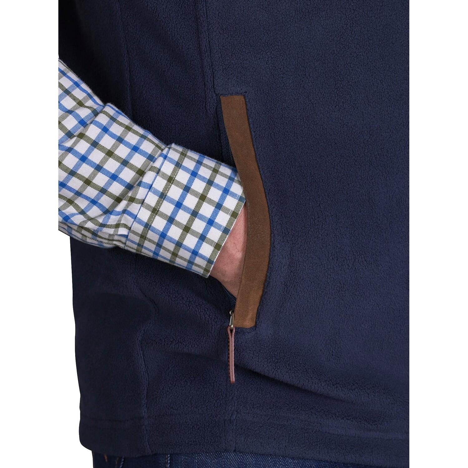Weste für Herren Marineblau 3/4