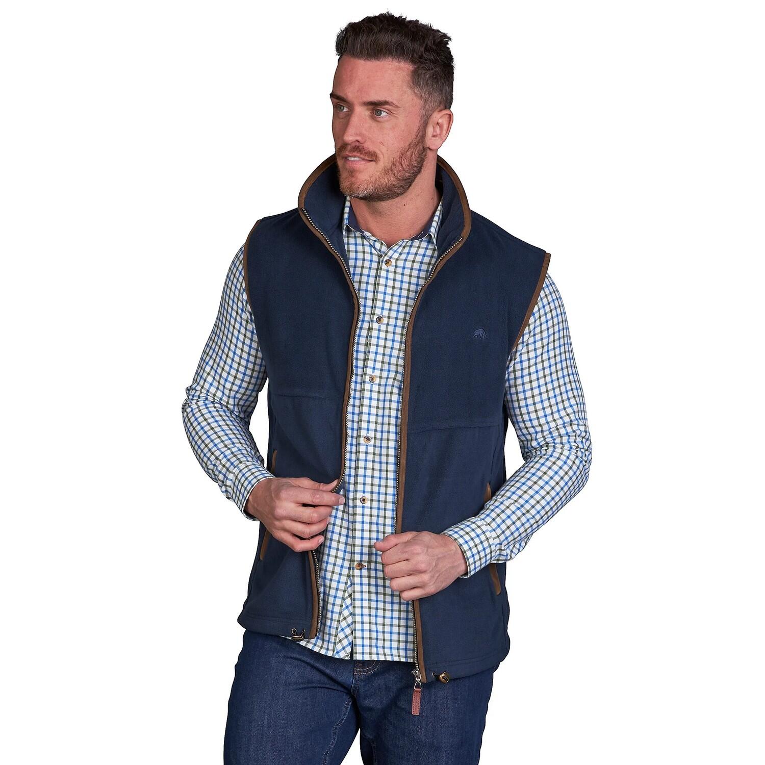 Weste für Herren Marineblau 4/4