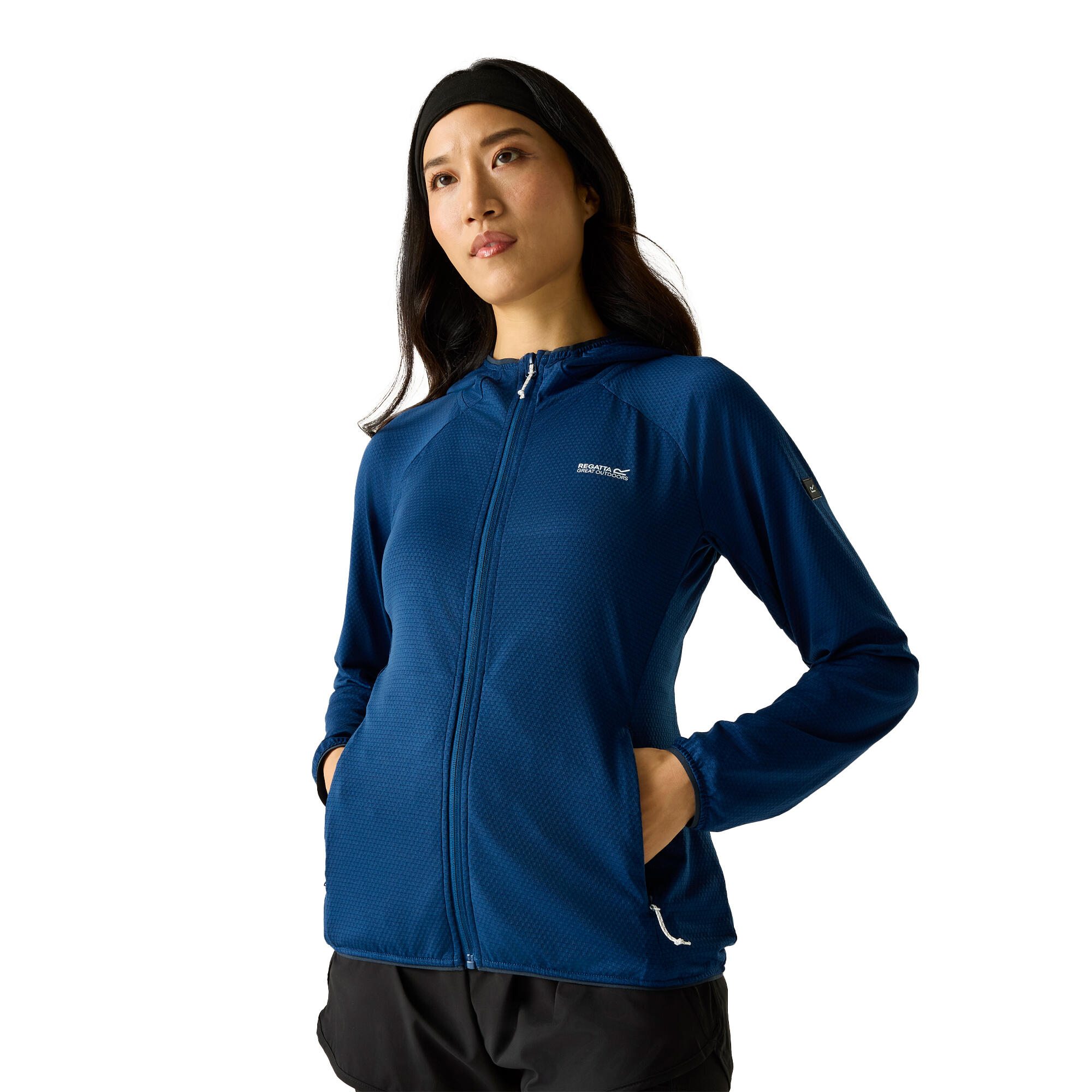 Veste Polaire HUNTDALE Femme (Bleu Aviateur) 4/5