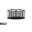 Trampoline ronde Favorit Regular noir 380 cm avec filet de sécurité
